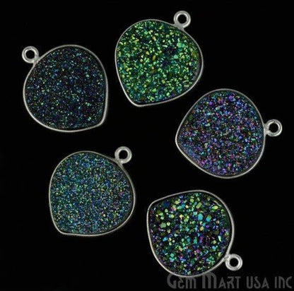 druzy connector beads, druzy connector