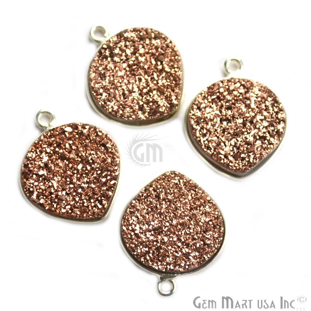 druzy connector beads, druzy connector