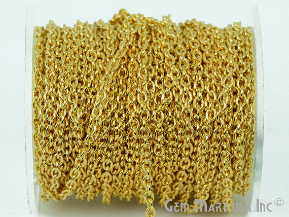 Link Finding Gold Plated Station Rosary Chain - GemmartUSA (763903770671)
