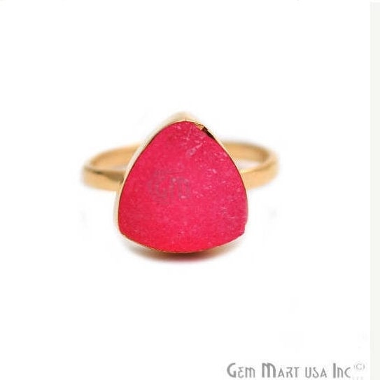 Druzy Rings, druzy stone, druzy stone wholesale, Gold Plated Druzy (762605699119)