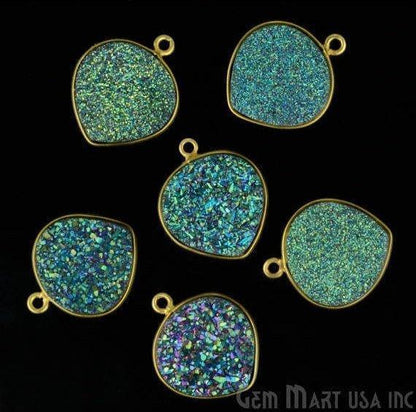 druzy connector beads, druzy connector
