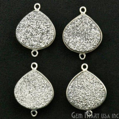 druzy connector beads, druzy connector