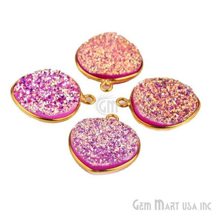 druzy connector beads, druzy connector