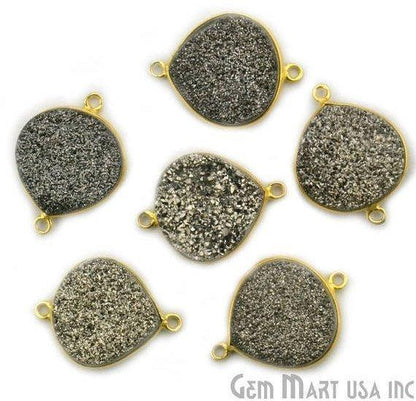 druzy connector beads, druzy connector