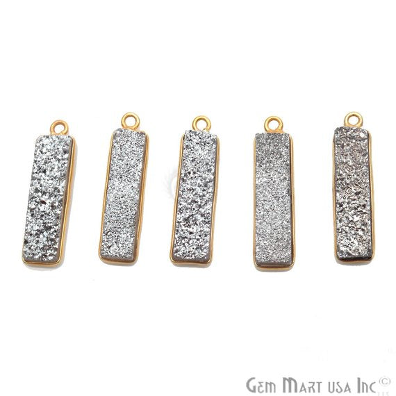 Silver Druzy