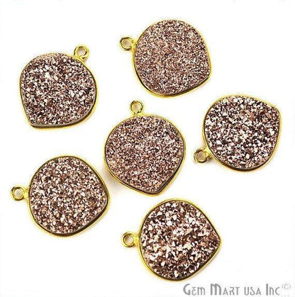 druzy connector beads, druzy connector