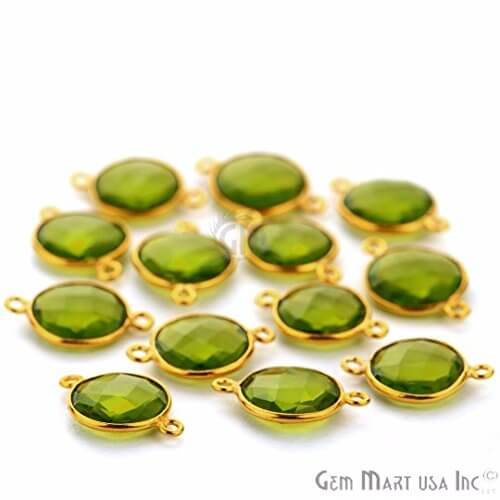 gemstone connector beads, gemstone connector pendant