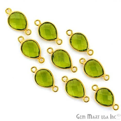 gemstone connector beads, gemstone connector pendant